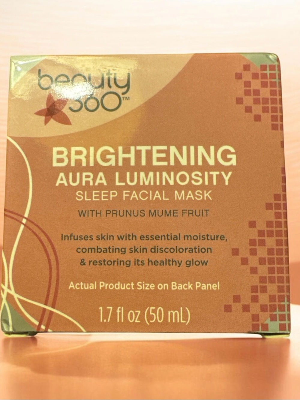 Beauty 360 Brightening Aura Luminosity Sleep Facial Mask - Gold